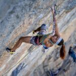 Angie Scarth-Johnson Instagram - Pornographie 9a/35 ✅🔴 When I stuck that crux move, I knew.🙈 I am so thrilled to tick this one off, it was one of my biggest goals for the year. Clipping those chains was a very emotional and memorable experience. Thankyou to everyone who helped along the way! 📸 @mtnz.adri @daniel___mrtnz Also known as ( @liqen.studio ) more about my journey and thoughts on pornography soon… 🤍 @redbullau @climbing_anchors @thenorthface_aunz @tenayaclimbing @camp1889 @mytendon @cvok9c @climbersagainstcancerofficial @climbskinspain @frictionlabs #neverstopexploring #tenayaclimbing #climbinginspain #womanclimbers #climbskin #chalkupless #newstandardinchalk #climbinganchors #tenayaathlete Céüse La Falaise The Cliff
