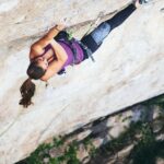 Angie Scarth-Johnson Instagram - Never skip a step, it all counts. 🏋️‍♀️🔥🥊 @sharmaclimbinggava My favourite forms of training would probably be finger boarding, weight training and power endurance.❤️‍🔥 unpopular opinion as a lead climber, I don’t love the feeling of extremely pumped forearms. 👀🫣 @redbullau @climbing_anchors @thenorthface_ Reel by: 📸@nicolasromeroraggi Picture in ceuse : @mtnz.adri @tenayaclimbing @camp1889 @mytendon @cvok9c @climbersagainstcancerofficial @climbskinspain @frictionlabs #neverstopexploring #tenayaclimbing #climbinginspain #womanclimbers #climbskin #chalkupless #newstandardinchalk #climbinganchors #tenayaathlete Sharma Climbing Gavà