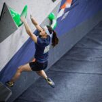 Angie Scarth-Johnson Instagram - ✨ Yesterday in the Tenaya sharma series competition in Madrid @sharmaclimbingmadrid 😆 after having climbed outside for quite a while now, it felt a little odd jumping around the walls and climbing with a crowd from behind.🤪 it was very refreshing and a whole lot of fun. The competition had a great mix of people from all around. The best part of the competition for me was climbing with and watching some of the other girls just destroy some of the boulders.🤩 I managed into the finals and enjoyed the thrill of competition once again. 🤩 Amazing atmosphere and boulders ! 😊 👊🏻 📸 @javipec Thanks @tenayaclimbing 🐸 @climbskinspain hands🤲🏻@sharmaclimbingmadrid 🧗 @redbullau @climbing_anchors @thenorthface_aunz @tenayaclimbing @camp1889 @mytendon @cvok9c @climbersagainstcancerofficial @climbskinspain @frictionlabs #neverstopexploring #tenayaclimbing #climbinginspain #womanclimbers #climbskin #chalkupless #newstandardinchalk #climbinganchors #tenayaathlete Madrid, Spain