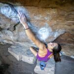 Angie Scarth-Johnson Instagram - International woman’s day.💃 Today I celebrate my rights as a woman. I celebrate my mother and my grandmothers. All the woman before me and their great achievements. #internationalwomansday2022 #womansday #strongwoman 📸: @kamil_sustiak @redbullau @climbing_anchors @thenorthface_aunz @tenayaclimbing @camp1889 @mytendon @cvok9c @climbersagainstcancerofficial @climbskinspain @frictionlabs #neverstopexploring #tenayaclimbing #climbinginspain #womanclimbers #climbskin #chalkupless #newstandardinchalk #climbinganchors #tenayaathlete Nowra, New South Wales