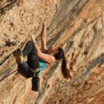 Angie Scarth-Johnson Instagram - Pic 1 ✅ El orden está en el caos 8b (31) Pic 2 a✅ Toni Kaneloni 8a+ (30) moving on the wall a bit to start the year off. 🤍Although I love the process of projecting , sitting on the wall and rehearsing movements, I’ve got to admit it’s nice for the Mind to be able top routes without too much thought. 🌳🪨☁️ Kneepad handmade by @cvok9c 🤩 To my size, comfortable and painless and doesn’t move around on the leg! @redbullau @climbing_anchors @thenorthface_aunz @tenayaclimbing @camp1889 @mytendon @cvok9c @climbersagainstcancerofficial @climbskinspain @frictionlabs #neverstopexploring #tenayaclimbing #climbinginspain #womanclimbers #climbskin #chalkupless #newstandardinchalk #climbinganchors #tenayaathlete