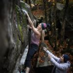 Angie Scarth-Johnson Instagram - Valle Verzasca 🌄 Finding those few dry patching to pull onto with shauna and ned. 👐🏻 📸 @bandofbirds