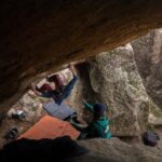 Angie Scarth-Johnson Instagram - La pedriza📝 Nolekita v11 (8a)✅ My first time bouldering in la pedriza , and wOaHh so Beautiful. There’s just so much rock , how did Spain get so lucky?!!?🪨🤍 today I learnt how Granite bouldering does all sorts to your skin.🥲 📸 @talomartin photographer & total la pedriza walking guide book 😂❤️ @jorge.diazrullo (3rd pic) on his flash of nolekita ✅💪🏽 #spanishmachinery @redbullau @climbing_anchors @thenorthface_aunz @tenayaclimbing @camp1889 @mytendon @cvok9c @climbersagainstcancerofficial @climbskinspain @frictionlabs #neverstopexploring #tenayaclimbing #climbinginspain #womanclimbers #climbskin #chalkupless #newstandardinchalk #climbinganchors #tenayaathlete