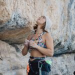 Angie Scarth-Johnson Instagram – 𝖦𝗅𝗈𝖻𝖺𝗅 𝖼𝗅𝗂𝗆𝖻𝗂𝗇𝗀 𝖽𝖺𝗒🤍 
For everything climbing has given me , everything it’s shown me and the journey it’s taken me on.

📸 @honngy @alexaristei 

 @thenorthface @thenorthface_aunz