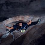 Angie Scarth-Johnson Instagram - Siurana climbing festival 🤍 reconnecting with local friends And sharing our obsession for rock😮‍💨 📸 by @mardiazphotographer @siuranaclimbingfestival @tenayaclimbing @thenorthface @thenorthface_aunz @camp1889outdoor @kneepad_blakpad Siurana, Cataluna, Spain