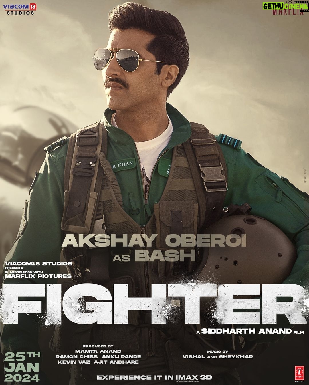 Anil Kapoor Instagram - Squadron Leader Basheer Khan Call Sign: Bash Designation: Weapon System Operator Unit: Air Dragons #Fighter Forever ๐ฎ๐ณ #FighterOn25thJan @hrithikroshan @deepikapadukone @S1danand #KevinVaz @ajit_andhare @mamtaanand10_10 @ramonchibb @ankupande @vishaldadlani @shekharravjiani @iamksgofficial @akshay0beroi @viacom18studios @marflix_pictures @tseries.official #FighterMovie