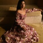 Anindita Bose Instagram - #aboutlastnight ✨ . . . Wearing @thejodilife HMU @makeupartist_prasenjit Photos by @sarkardebarshi19 . . . . . . . #ParnashavarirShaap #successparty #insta #instagram #fashion #vocalforlocal #instadaily #instafashion #instalike #instamood ITC Royal Bengal