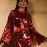 Anindita Bose Instagram - 🍒 Happy 5th anniversary @indulgexpress Pics: @sarkardebarshi19 Styling: @poulami.rgupta MUA: @makeupartist_prasenjit Costumes: @studioradical @vizyon.in Jewellery by: @kleo21official Story by: @sharmighosal . . . #indulgexpress #indulgekolkata #anniversary #insta #instagram #fashion ITC Royal Bengal