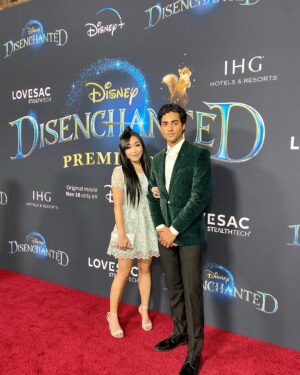 Anirudh Pisharody Instagram - Absolutely enchanting time watching @disneyenchanted at the El Capitan Theater! The singing in this movie is 😮‍💨 💯
