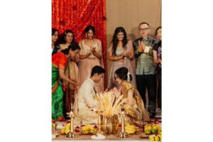 Anirudh Pisharody Instagram - 🪷🧧

The cultural ceremonies were a culmination of the love and respect we have for not only our Indian and Chinese heritage, but for the people who matter the most - our families. 

Read more on Vogue India - 

🔗 “College sweethearts Anirudh Pisharody and Jill V Dae tied the knot with a celebration in Rome that doffed its hat to both their cultures” 

Link in bio ➡️