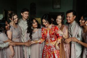 Anirudh Pisharody Instagram - 🪷🧧

The cultural ceremonies were a culmination of the love and respect we have for not only our Indian and Chinese heritage, but for the people who matter the most - our families. 

Read more on Vogue India - 

🔗 “College sweethearts Anirudh Pisharody and Jill V Dae tied the knot with a celebration in Rome that doffed its hat to both their cultures” 

Link in bio ➡️