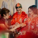Anirudh Pisharody Instagram - 🪷🧧 The cultural ceremonies were a culmination of the love and respect we have for not only our Indian and Chinese heritage, but for the people who matter the most - our families. Read more on Vogue India - 🔗 “College sweethearts Anirudh Pisharody and Jill V Dae tied the knot with a celebration in Rome that doffed its hat to both their cultures” Link in bio ➡️ Castello Orsini-Odescalchi di Bracciano