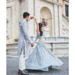 Anirudh Pisharody Instagram - The Sangeet of our dreams 💎 Thank you @shopkynah and @seemagujraldesign for the icy fits to dance the night away in! Read more on Vogue India now ➡️ (Link in bio) 📸: @francescorussotto_photographer @danieletorella_photography 💍: @2wedinrome Musei Capitolini, Campidoglio, Roma