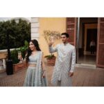 Anirudh Pisharody Instagram - The Sangeet of our dreams 💎 Thank you @shopkynah and @seemagujraldesign for the icy fits to dance the night away in! Read more on Vogue India now ➡️ (Link in bio) 📸: @francescorussotto_photographer @danieletorella_photography 💍: @2wedinrome Musei Capitolini, Campidoglio, Roma