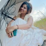 Anjali Instagram – A girl with no name 💫
#yezhukadalyezhumalai 

#7k7m #directorram #in #between #shoot #actorslife #nature #girl #with #umbrella #somewhere