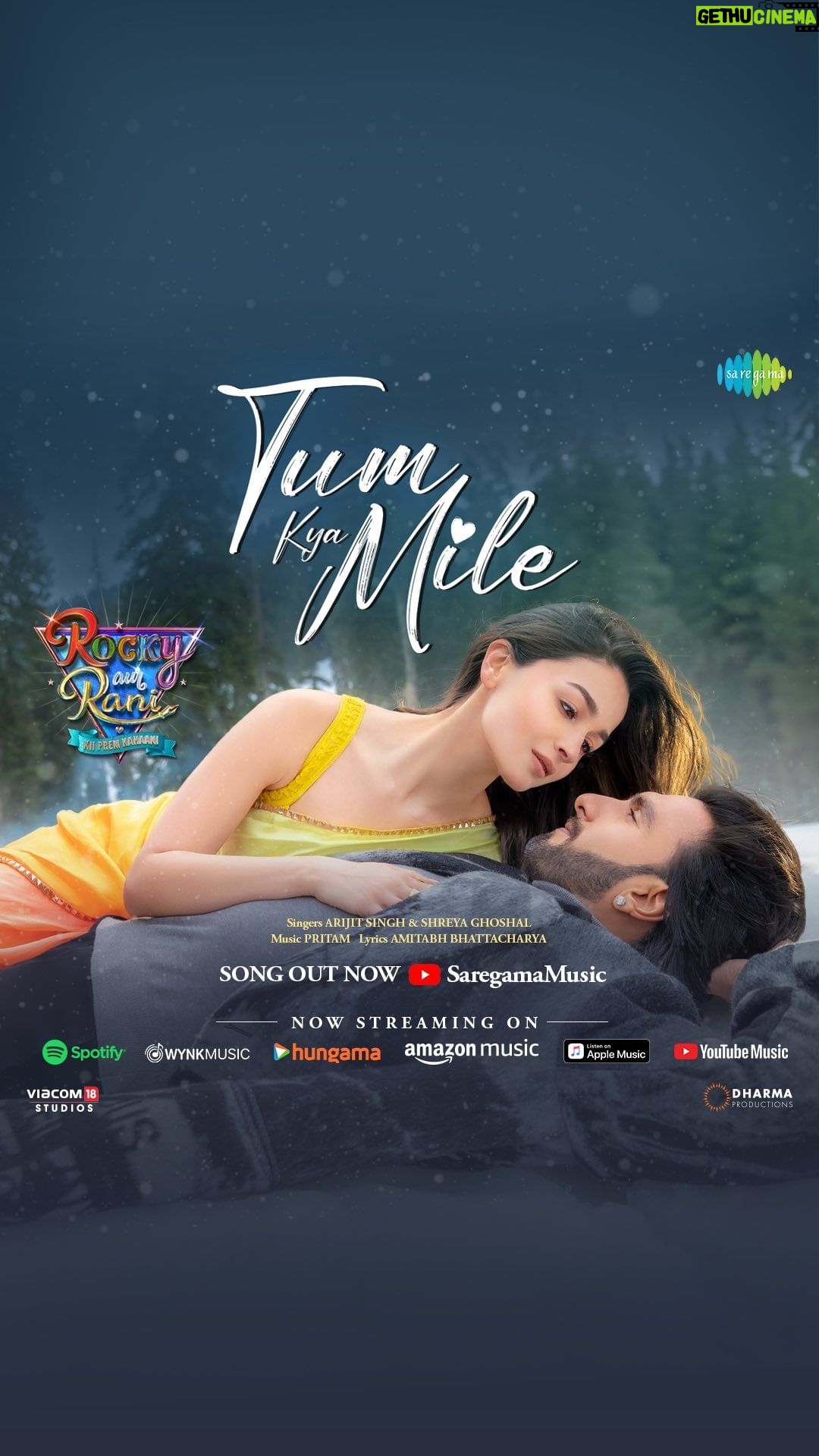 Anjali Anand Instagram - Hum na rahe hum...now that you all have the song!🥰 Fall in love with Tum Kya Mile this season, in the enchanting voices of Arijit Singh & Shreya Ghoshal. ️ #TumKyaMile song out now! #RockyAurRaniKiiPremKahaani, a film by Karan Johar in his 25th anniversary year, in cinemas 28th July. #RRKPK @aapkadharam #JayaBachchan @azmishabana18 @ranveersingh @aliaabhatt @karanjohar @apoorva1972 @ajit_andhare @_ishita_moitra_ @shashankkhaitan @gogoroy @somenmishra @ipritamofficial @arijitsingh @shreyaghoshal @amitabhbhattacharyaofficial @vaibhavi.merchant @dharmamovies @viacom18studios @saregama_official
