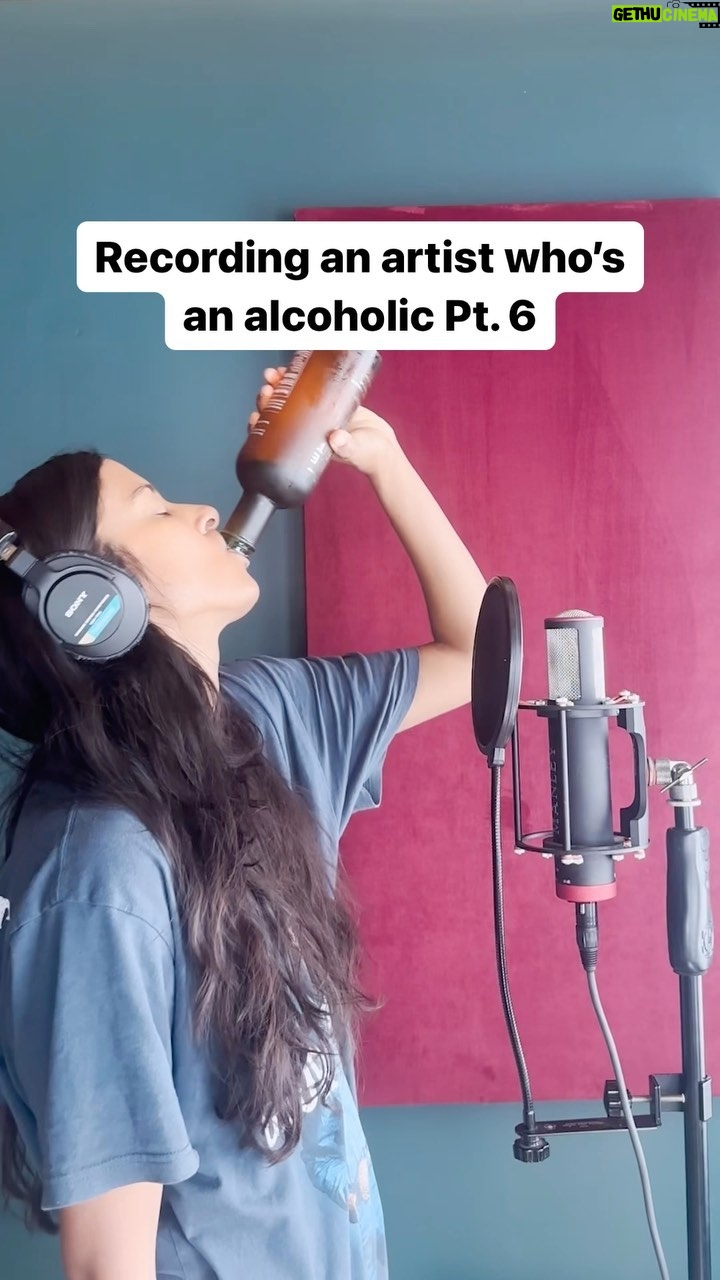 Anjulie Persaud - 4.7K Likes - Recording an alcoholic… Pt.6 😬 #liquor #sober #alcoholic #reels