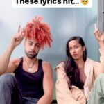 Anjulie Persaud Instagram - These lysics hit… 🥺❤️ #lyrics #singersongwriter #sadsong #studio #reels