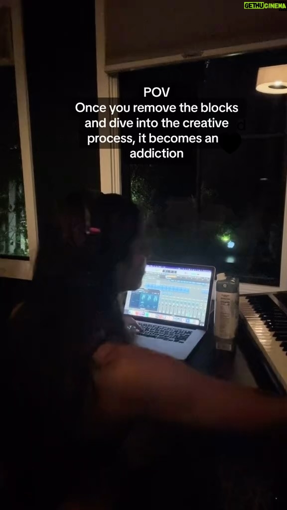 Anjulie Persaud Instagram - Procrastinated for hours before starting this, then worked until sunrise… #musicproducer #independentartist #songwriter