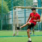 Anmol Jyotir Instagram - Rain... football... heaven ...😇⚽ perfect 📸 @dave_jr_ 🤜🤛