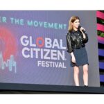 Anna Kendrick Instagram - Oh and a huge thank you to @glblctzn for having me this Saturday. An honor to support your mission and to watch Kelly Clarkson pass me on a golf cart.