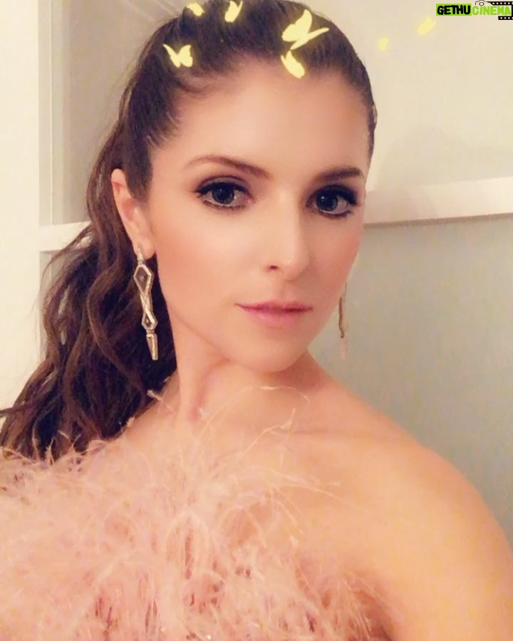 Anna Kendrick Instagram - This dress has turned me into a monster. And then the Nikos earrings.... I mean, I hate myself.