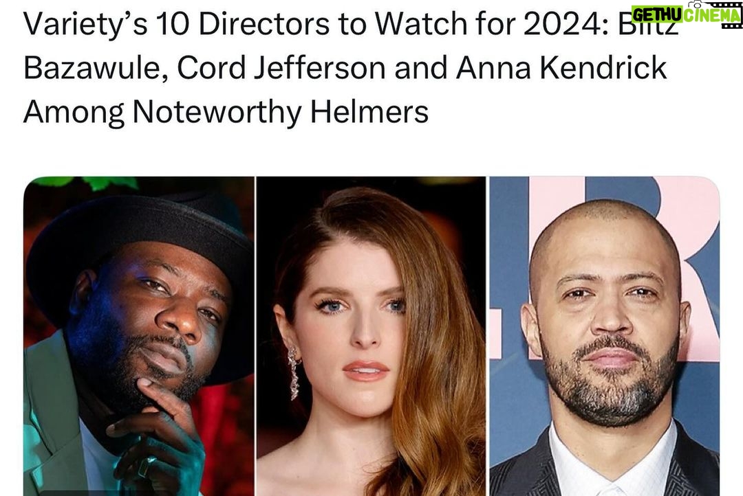 Anna Kendrick Instagram - Sorry to be sincere and lame…. but I’m really proud of this and staggered by the company I’m in.