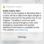 Anna Kendrick Instagram – ‪I’m home now, but damn. This emergency alert just popped up. Stay safe out there everyone. #laprotest ‬