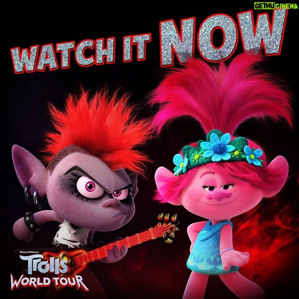 Anna Kendrick Instagram - Of course we wanted everyone to see Trolls World Tour in a movie theater but I’m so happy we can bring the movie theater to you 🌈 Go to WatchTrolls.com to find out how to watch