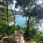 Anna Passey Instagram - Very worth the climb. Freedom Beach - Thailand
