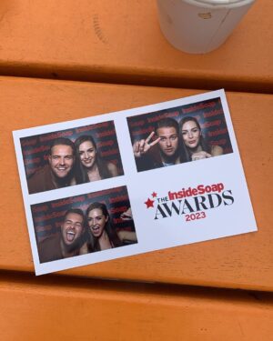 Anna Passey Instagram - Thanks for having us @insidesoapmagazine 🎉

Gorgeous night at The Inside Soap Awards, thank you to everyone who took the time to vote for @matthewjamesbailey and I 🤍

Thank you to the lovely @lambert_locks for getting me ready 🥰