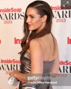 Anna Passey Instagram - Thanks for having us @insidesoapmagazine 🎉 Gorgeous night at The Inside Soap Awards, thank you to everyone who took the time to vote for @matthewjamesbailey and I 🤍 Thank you to the lovely @lambert_locks for getting me ready 🥰