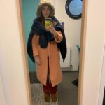 Anna Passey Instagram - Some lost and forgotten BTS shots. 1. Skipping Warren 2. double raincover 3. Be a surgeon, bump off Norma 4. Soap awards dress trying on 5. How many coats is enough coats?