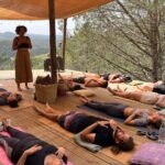 Anna Passey Instagram - Feeling very grateful to have experienced a really magical day taking @alex_vliege @iceman_hof workshop. We practiced yoga, breathwork, cold exposure all with the most incredible backdrop of @thelemonlodge.pt Even the dogs joined us for some deep breathing and a cold dip. Wonderful people, teaching and energy, if you ever have the opportunity to, DO IT. I got so much from this day, and look forward to taking it forward into my home life. During this day I thought of a time midway through lockdown where I couldn’t imagine having access to something like this again, and felt truly grateful. An important reminder to always say yes when opportunity presents itself. It’s so important for the spirit. Not an ad, just a huge glowing recommendation 🤍