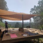 Anna Passey Instagram - Feeling very grateful to have experienced a really magical day taking @alex_vliege @iceman_hof workshop. We practiced yoga, breathwork, cold exposure all with the most incredible backdrop of @thelemonlodge.pt Even the dogs joined us for some deep breathing and a cold dip. Wonderful people, teaching and energy, if you ever have the opportunity to, DO IT. I got so much from this day, and look forward to taking it forward into my home life. During this day I thought of a time midway through lockdown where I couldn’t imagine having access to something like this again, and felt truly grateful. An important reminder to always say yes when opportunity presents itself. It’s so important for the spirit. Not an ad, just a huge glowing recommendation 🤍