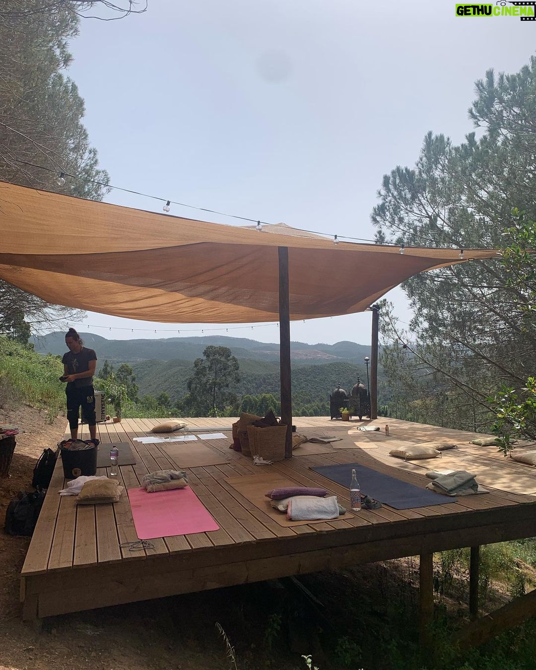 Anna Passey Instagram - Feeling very grateful to have experienced a really magical day taking @alex_vliege @iceman_hof workshop. We practiced yoga, breathwork, cold exposure all with the most incredible backdrop of @thelemonlodge.pt Even the dogs joined us for some deep breathing and a cold dip. Wonderful people, teaching and energy, if you ever have the opportunity to, DO IT. I got so much from this day, and look forward to taking it forward into my home life. During this day I thought of a time midway through lockdown where I couldn’t imagine having access to something like this again, and felt truly grateful. An important reminder to always say yes when opportunity presents itself. It’s so important for the spirit. Not an ad, just a huge glowing recommendation 🤍