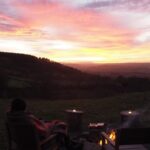 Anna Passey Instagram - The last few days have really felt like Spring is just around the corner, what better way to watch the changing of the seasons than totally immersed in nature. We have had the most UNREAL stay with @unyoked.co who have long had their cabins in AUS and NZ but now LUCKILY have some of their gorgeous little hideaways in UK. Perfect little retreats in the middle of nowhere, ideal for unwinding, relaxing and resetting to nature’s pace. Morning frost, epic sunsets, outdoor cooking and a warm snuggly bed, what more could you need?? Thank you for having us Unyoked 🤍 #kindlygifted The Middle of Nowhere