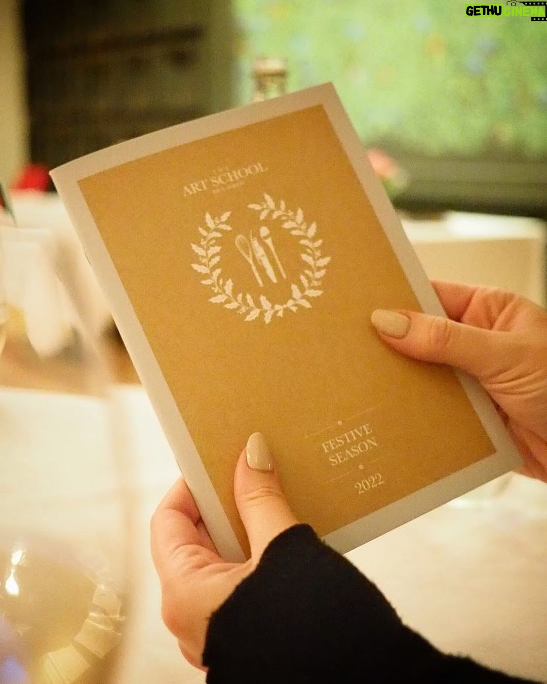 Anna Passey Instagram - Last week we were treated to an incredible dining experience at the art school with @gusbourne_wine so we could give it a little review ahead of their festive season. The food, the drinks and most importantly the team were beyond wonderful, I think it’s a really special restaurant with a super cosy atmosphere. This Christmas at @theartschoolrestaurant Liverpool, @porkyaskew and his team are preparing a wonderful Xmas period, with an array of festive menu choices from prix fixe to taster and with Christmas Eve, New Year’s Eve prix fixe and New Year’s Eve tasting experiences too. If you’re looking for something special, to share great food and a relaxed time with your loved ones, I can thoroughly recommend The Art School. #gifted The Art School Restaurant Liverpool