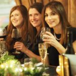 Anna Passey Instagram - About last night… The lovely folk at @mamasanuk Liverpool treated my friends and I to a preview of their Christmas menu in their beautiful private dining space. The room was so festive and pretty and the food, service and company just perfect! Thank you for making it so special for us, the private space made us forget that anything else existed other than each other; perfect for some great conversation, wine and festive plates… 🌲🍷🌙 #gifted #ad