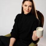 Anna Passey Instagram - At the end of last year I got to spend some time with my favourite photographer @rayburmiston 💫 Thank you for capturing me with my one true love @kipcandleco Last year was the biggest year yet for our small business and it was lovely to take a minute to document the journey! 📸 @rayburmiston 💄 @hannahmua