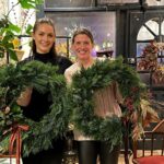 Anna Passey Instagram - It’s a Christmas tradition!! Thank you @artasflowersliverpool for a lovely evening, and @loudoggw for being the best company as always 🍷🌲💫