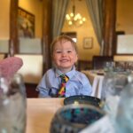 Anna Wood Instagram - Happy 3rd birthday to our in house entertainment and physical affection specialist, Bert Apollo. He loves fashion, being funny, and his family. You are the sunshine of our lives, baby. ☀️💛⭐️