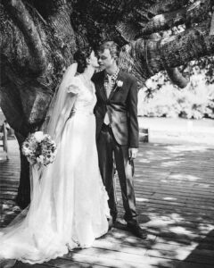 Anna Wood Instagram - Eleven years since our perfect, disasterous, stormy, redneck, bluegrass, moonshine filled, wacky, wild and wonderful wedding. I love you more every day. Thank you for allowing my continued stage five clinging. @danedehaan