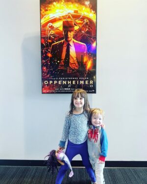 Anna Wood Instagram - Came for the mermaids, stuck around for daddy’s movie poster.