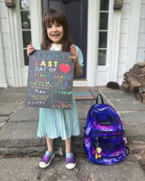 Anna Wood Instagram - We’ve got a first grader around here!