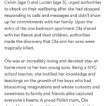 Anna Wood Instagram - My brain hasn’t processed this unthinkable tragedy, but in the meantime her surviving family needs us. Please help lighten the load for these people going through an unfathomable loss. Ola was a beautiful, wonderful person. It’s really hard to find the right words here… if you can, do please help her family. Link in bio.