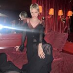 Annabelle Dexter-Jones Instagram - I interned for Karl Lagerfeld at Chanel when I was 17. He hated me… Pulled this old thing from @anndexterjonesdesign closet archive Chloe F/W 1993 Lagerfeld collection thanks mom!
