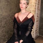Annabelle Dexter-Jones Instagram - I interned for Karl Lagerfeld at Chanel when I was 17. He hated me… Pulled this old thing from @anndexterjonesdesign closet archive Chloe F/W 1993 Lagerfeld collection thanks mom!