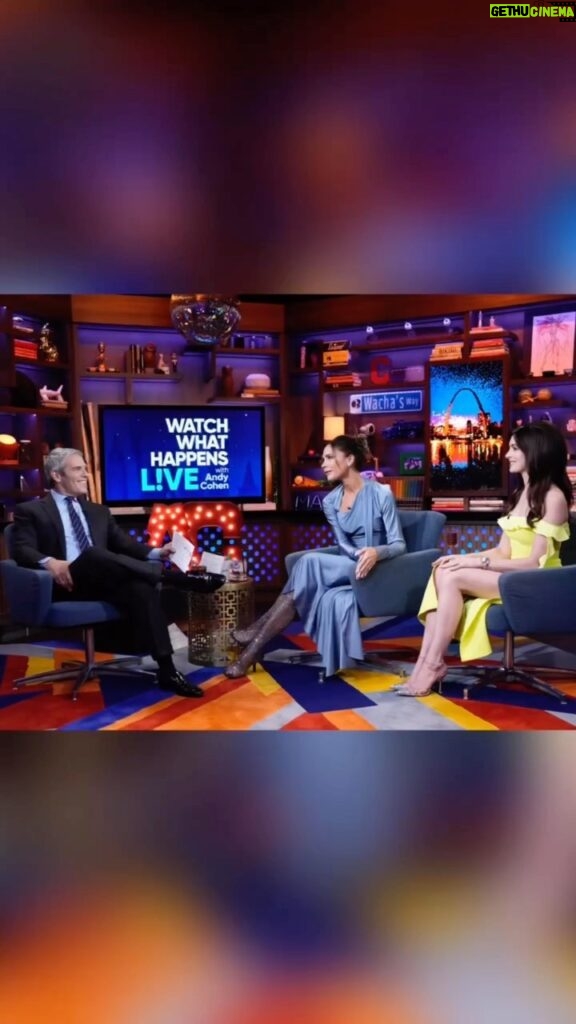 Anne Hathaway Instagram - Am I…Hi-Lighter Spice? Please help me figure this one out. I had so much fun with VB and Salty Spice herself, @bravoandy, on #WWHL!