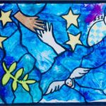 Anne Hathaway Instagram – This particular Holy Week is sacred for many. Please allow me to join in wishing everyone—everyone—peace, healing and love x

The image above is a section from the ‘Peace Window’ by Marc Chagall, which was a gift from Chagall and UN staff members to the @unitednations.